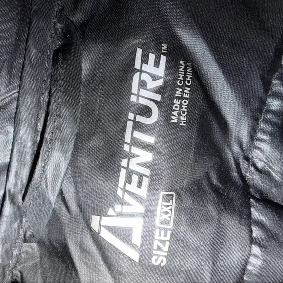 Aventura Women’s Black Long Puffer Coat XXL Hooded Lightweight Quilted Jacket - Picture 9 of 12